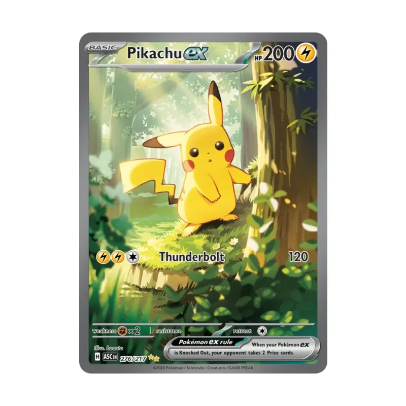 Pikachu ex Pokémon Card