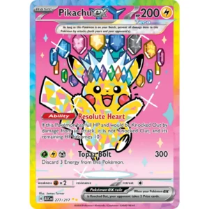 Pikachu ex Pokémon Card